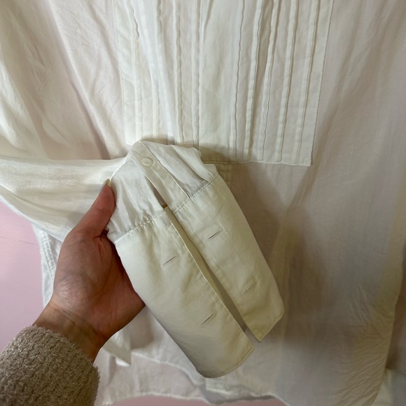 Burberry White Button Down Shirt Size Small - Picture 7 of 11